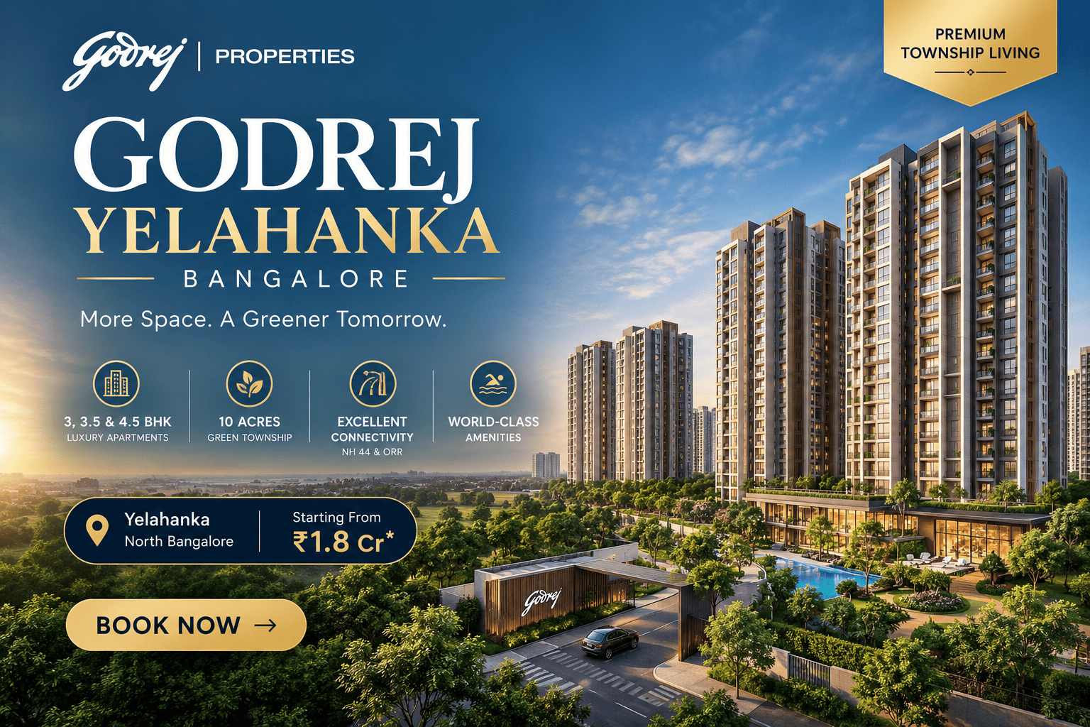 Godrej Yelahanka Bangalore residential project near Yelahanka